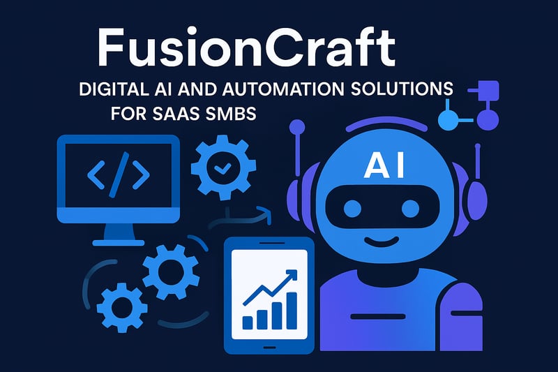 FusionCraft digital AI and automation solutions for SaaS SMBs FusionCraft digital AI and automation solutions for SaaS SMBs